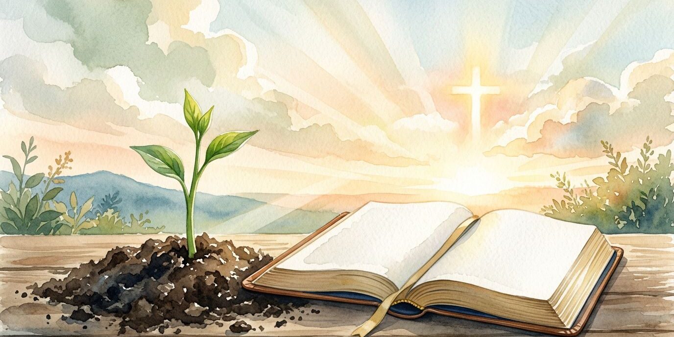 Spiritual Rebirth Watercolor Illustration Born Again Meaning: A Biblical Guide to New Life