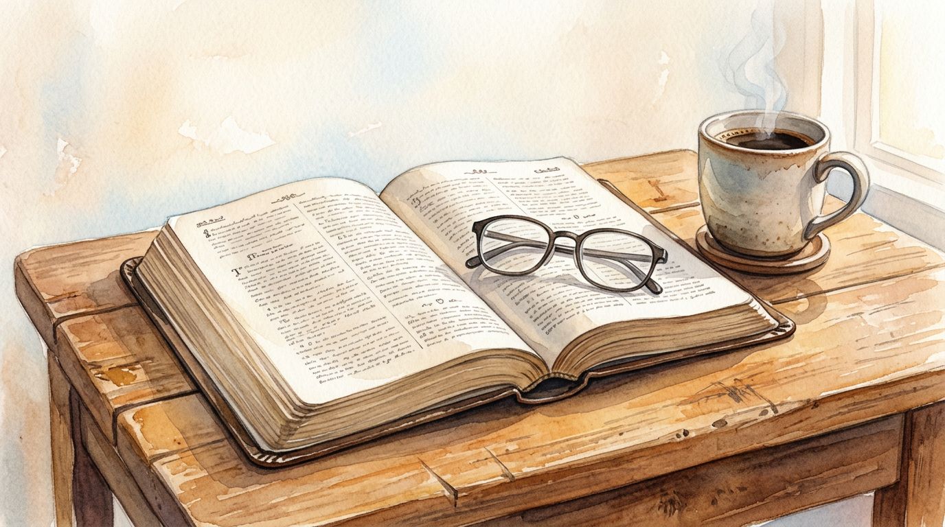 Open Bible On Wooden Desk How to Read the Bible When You Don't Know Where to Start